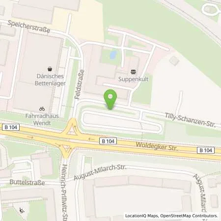 Standortübersicht der Tankstelle Neubrandenburger Wohnungsgesellschaft mbH in 17034 Neubrandenburg