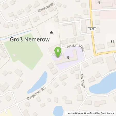 Standortübersicht der Tankstelle Hotel Bornmühle GmbH & Co KG in 17094 Groß Nemerow