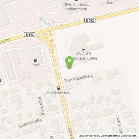 Standortübersicht der Tankstelle Kühne GmbH in 17192 Waren (Müritz)