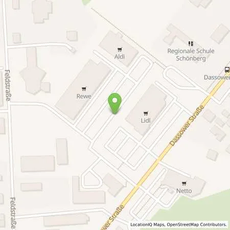 Standortübersicht der Tankstelle Lidl Dienstleistung GmbH & Co. KG in 23923 Schönberg