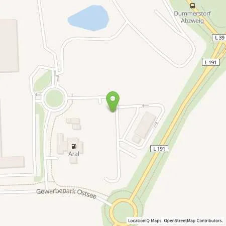 Standortübersicht der Tankstelle EWE Go GmbH in 18196 Dummerstorf