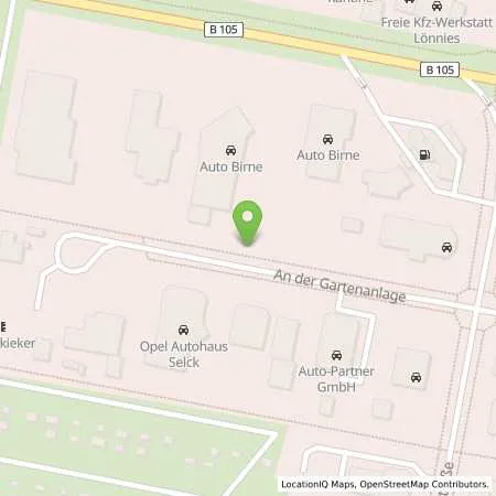 Standortübersicht der Tankstelle Auto Birne GmbH in 18209 Bad Doberan