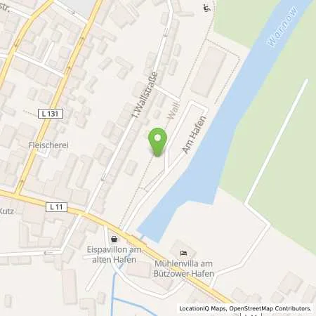 Standortübersicht der Tankstelle WEMAG AG in 18246 Bützow