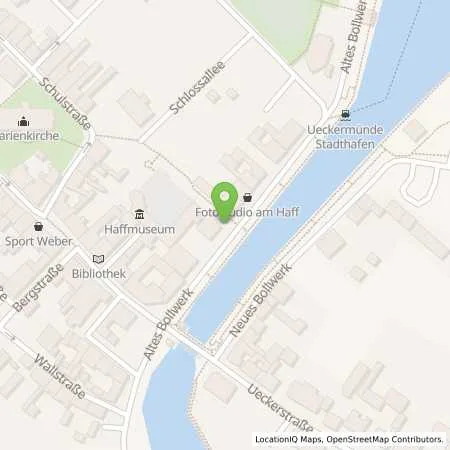 Standortübersicht der Tankstelle Stadt Seebad Ueckermünde in 17373 Ueckermünde