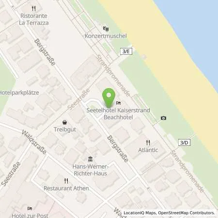 Standortübersicht der Tankstelle Inselwerke eG in 17429 Seebad Bansin