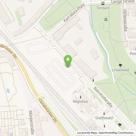 Standortübersicht der Tankstelle Stadtwerke Greifswald GmbH in 17489 Greifswald