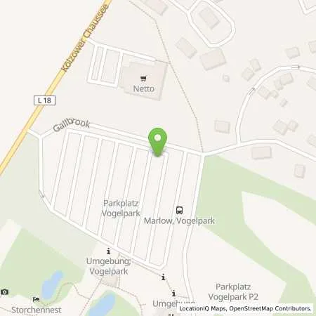 Standortübersicht der Tankstelle SWS Energie GmbH in 18337 Marlow