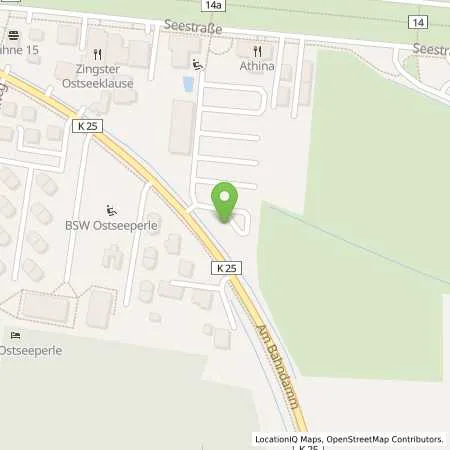 Standortübersicht der Tankstelle SWS Energie GmbH in 18374 Zingst
