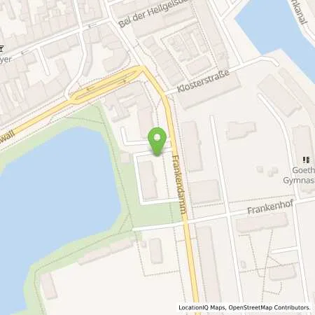 Standortübersicht der Tankstelle SWS Energie GmbH in 18439 Stralsund