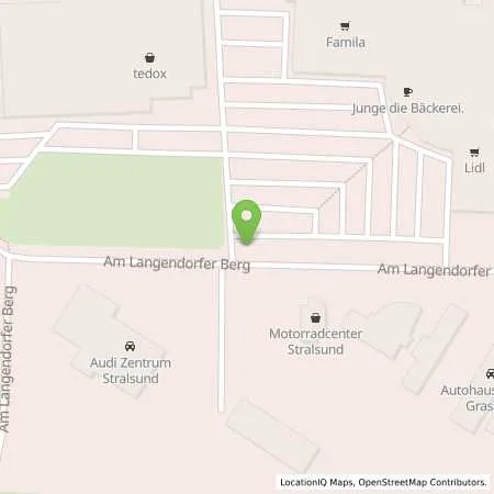 Standortübersicht der Tankstelle SWS Energie GmbH in 18442 Lüssow (Langendorf)