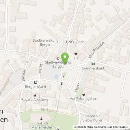 Standortübersicht der Tankstelle Mer Germany GmbH in 18528 Bergen