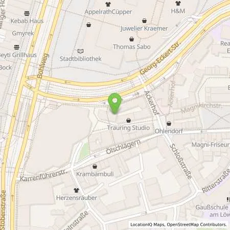 Standortübersicht der Tankstelle Braunschweiger Versorgungs-AG & Co. KG in 38100 Braunschweig