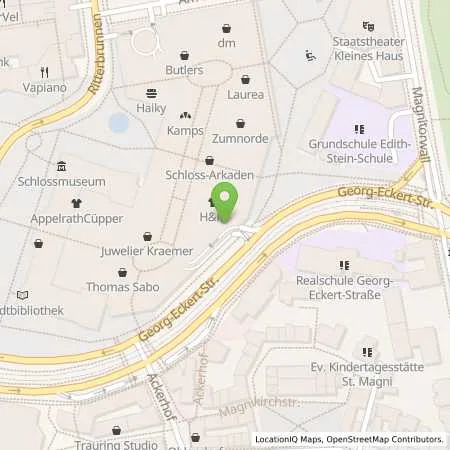 Standortübersicht der Tankstelle Braunschweiger Versorgungs-AG & Co. KG in 38100 Braunschweig