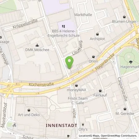 Standortübersicht der Tankstelle Braunschweiger Versorgungs-AG & Co. KG in 38100 Braunschweig