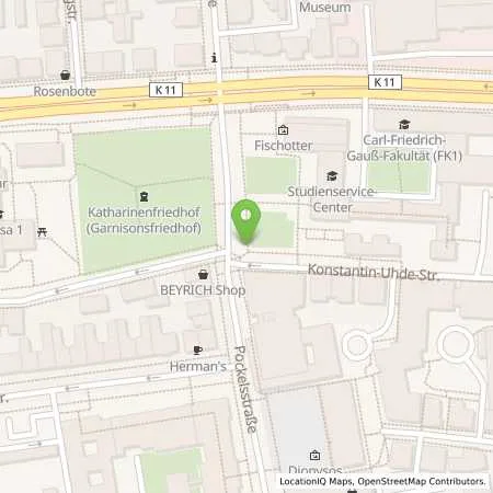 Standortübersicht der Tankstelle Braunschweiger Versorgungs-AG & Co. KG in 38106 Braunschweig