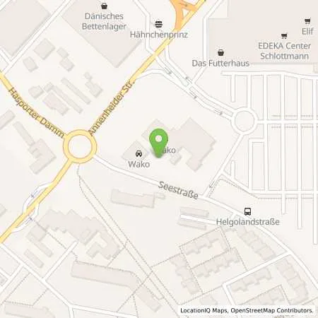 Standortübersicht der Tankstelle EWE Go GmbH in 27755 Delmenhorst