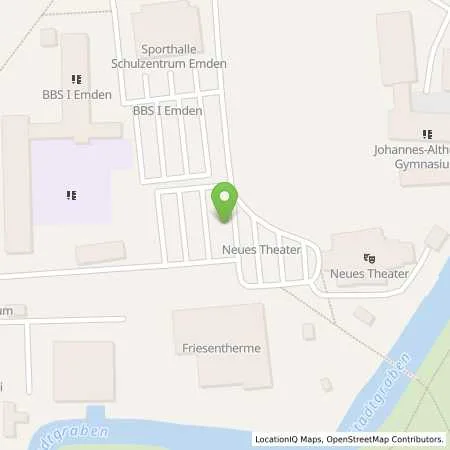 Standortübersicht der Tankstelle Stadtwerke Emden GmbH in 26721 Emden