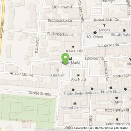 Standortübersicht der Tankstelle Stadtwerke Emden GmbH in 26721 Emden