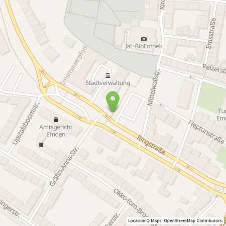Standortübersicht der Tankstelle Stadtwerke Emden GmbH in 26721 Emden