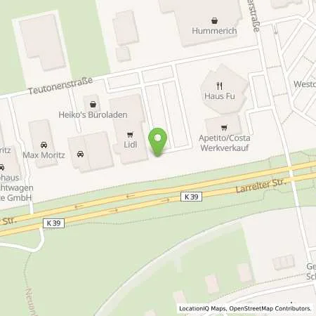 Standortübersicht der Tankstelle Lidl Dienstleistung GmbH & Co. KG in 26723 Emden
