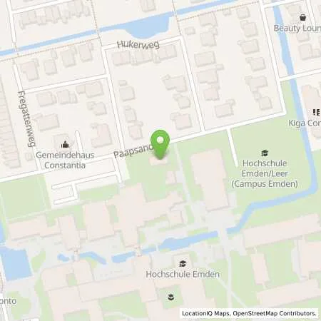 Standortübersicht der Tankstelle EWE Go GmbH in 26723 Emden