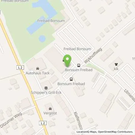 Standortübersicht der Tankstelle EWE Go GmbH in 26725 Emden