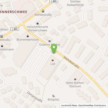 Standortübersicht der Strom (Elektro) Tankstelle: Lidl Dienstleistung GmbH & Co. KG in 26123, Oldenburg-Donnerschwee