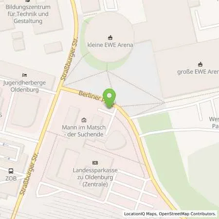 Standortübersicht der Tankstelle EWE Go GmbH in 26123 Oldenburg