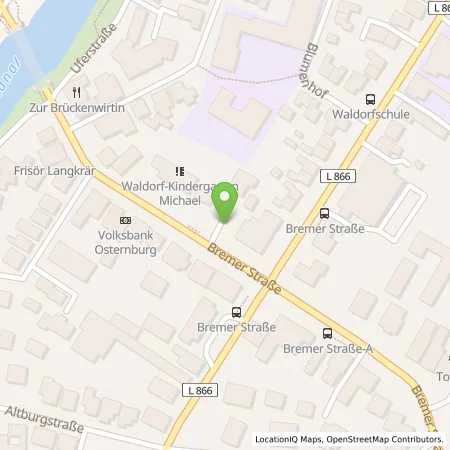 Standortübersicht der Tankstelle EWE Go GmbH in 26135 Oldenburg