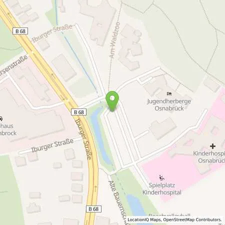 Standortübersicht der Tankstelle Osnabrücker Parkstätten-Betriebsgesellschaft mbH in 49074 Osnabrück