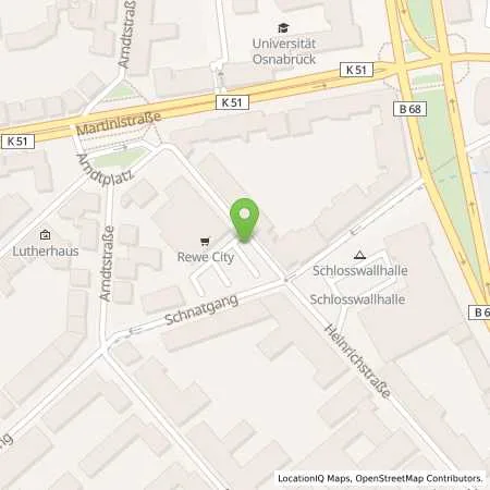 Standortübersicht der Tankstelle Osnabrücker Parkstätten-Betriebsgesellschaft mbH in 49080 Osnabrück