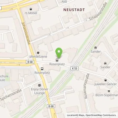 Standortübersicht der Tankstelle Osnabrücker Parkstätten-Betriebsgesellschaft mbH in 49082 Osnbrück