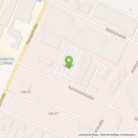 Standortübersicht der Tankstelle VW Group Charging GmbH in 49084 Osnabrück