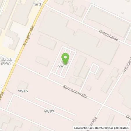 Standortübersicht der Tankstelle VW Group Charging GmbH in 49084 Osnabrück
