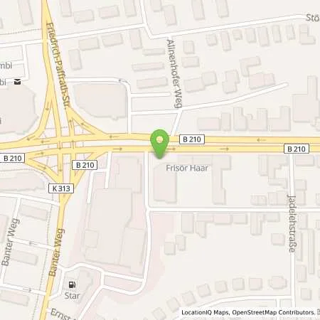 Standortübersicht der Tankstelle EWE Go GmbH in 26382 Wilhelmshaven