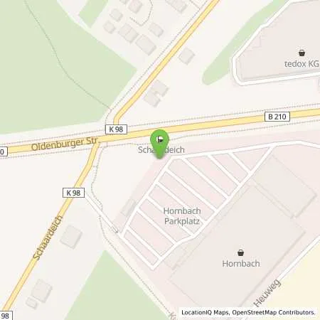 Standortübersicht der Tankstelle Pfalzwerke AG in 26389 Wilhelmshaven