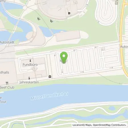 Standortübersicht der Tankstelle VW Kraftwerk GmbH in 38440 Wolfsburg