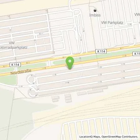 Standortübersicht der Tankstelle VW Kraftwerk GmbH in 38440 Wolfsburg