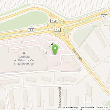 Standortübersicht der Tankstelle LSW Energie GmbH & Co. KG in 38440 Wolfsburg