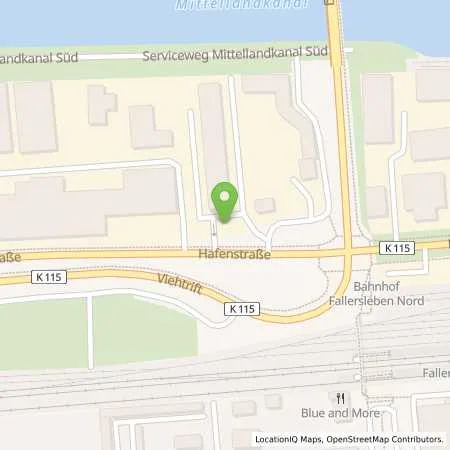 Standortübersicht der Tankstelle VW Kraftwerk GmbH in 38442 Wolfsburg