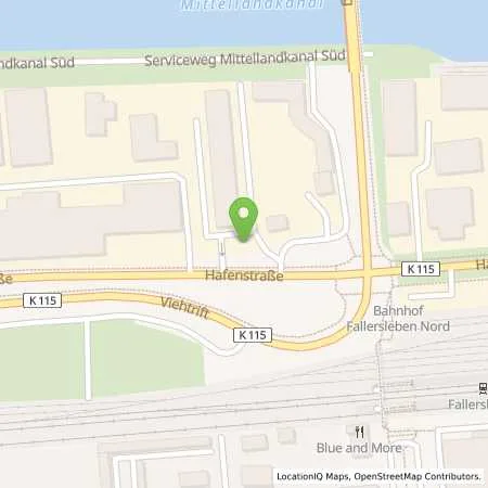 Standortübersicht der Tankstelle VW Kraftwerk GmbH in 38442 Wolfsburg