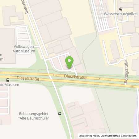 Standortübersicht der Strom (Elektro) Tankstelle: EWE Go GmbH in 38446, Wolfsburg