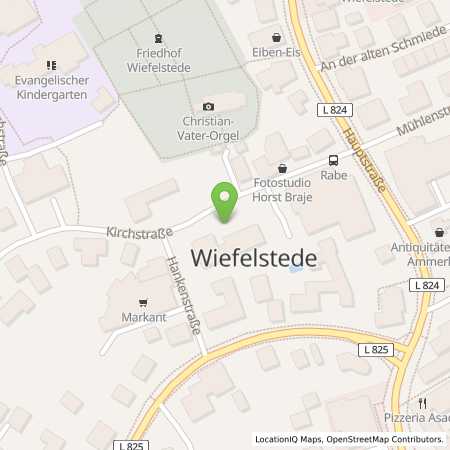 Standortübersicht der Strom (Elektro) Tankstelle: EWE Go GmbH in 26125, Wiefelstede