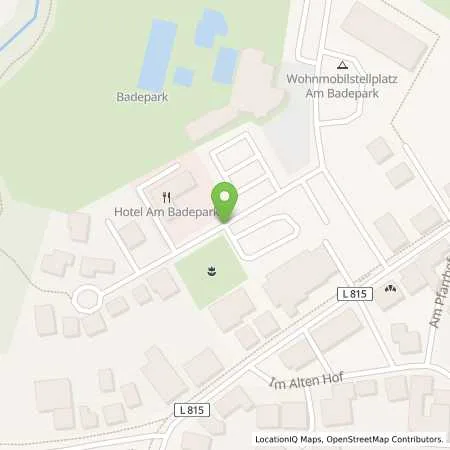 Standortübersicht der Tankstelle Hotel Am Badepark, A.&D.Warmerdam GbR. in 26160 Bad Zwischenahn