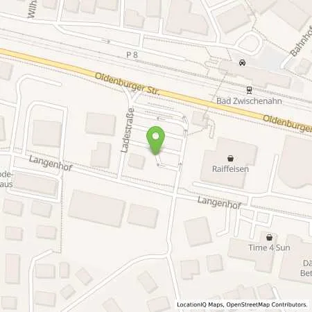 Standortübersicht der Tankstelle EWE Go GmbH in 26160 Bad Zwischenahn