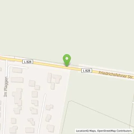 Standortübersicht der Tankstelle EWE Go GmbH in 26188 Friedrichsfehn