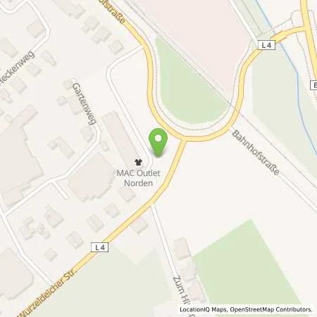 Standortübersicht der Tankstelle EnBW mobility+ AG und Co.KG in 26506 Norden