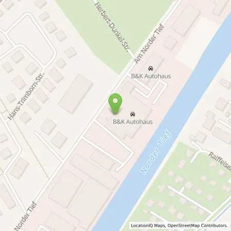 Standortübersicht der Tankstelle EWE Go GmbH in 26506 Norden