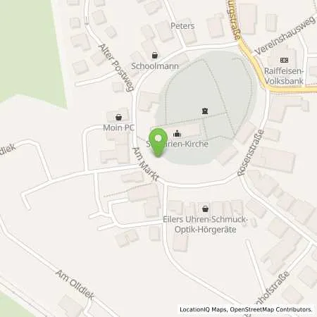 Standortübersicht der Tankstelle EWE Go GmbH in 26529 Marienhafe