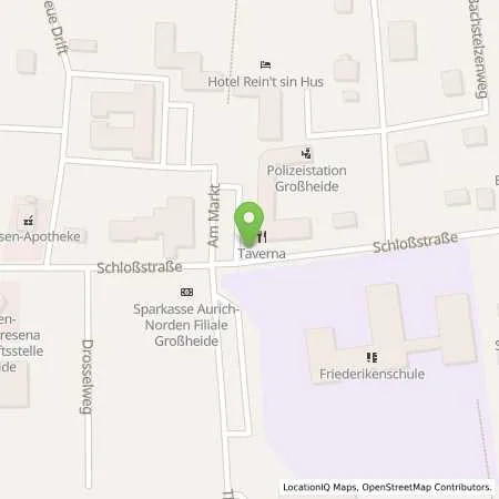 Standortübersicht der Tankstelle EWE Go GmbH in 26532 Großheide